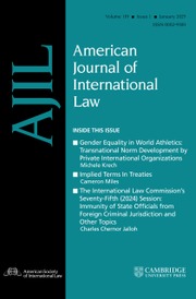 American Journal of International Law